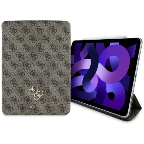 Guess Magnetic 4G Big Logo - Etui iPad Air 11" M3 (2025) / iPad Air 11" M2 (2024) (brązowy)