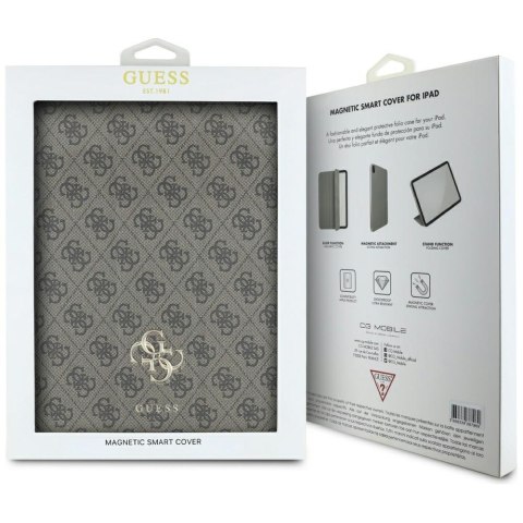 Guess Magnetic 4G Big Logo - Etui iPad Air 13" M3 (2025) / iPad Air 13" M2 (2024) (brązowy)