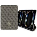 Guess Magnetic 4G Big Logo - Etui iPad Pro 11" M4 (2024) (brązowy)