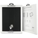 Karl Lagerfeld Book Cover Saffiano Magnetic Karl & Choupette - Etui iPad Air 13" M3 (2025) / iPad Air 13" M2 (2024) (czarny)