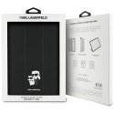 Karl Lagerfeld Book Cover Saffiano Magnetic Karl & Choupette - Etui iPad Pro 11" M4 (2024) (czarny)
