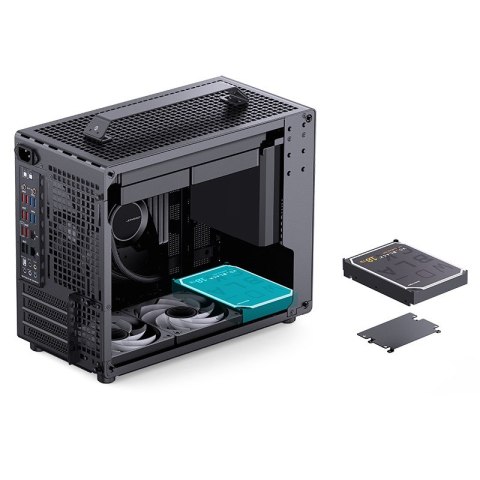 Obudowa Jonsplus MATX Uchwyt Case Z20 - czarny