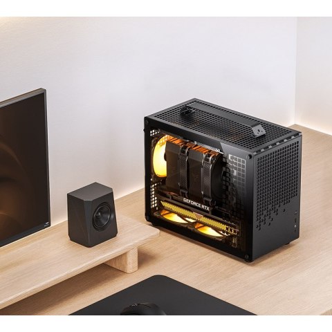 Obudowa Jonsplus MATX Uchwyt Case Z20 - czarny