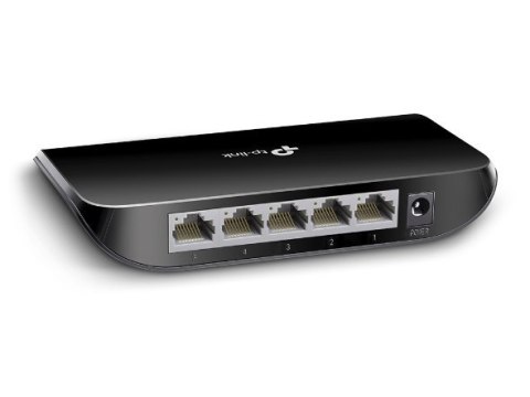 Switch TP-LINK TL-SG1005D Unmanaged, Desktop, 1 Gbps (RJ-45) ilość portów 5, zasilanie typ zewnętrzny, obudowa plastikowa