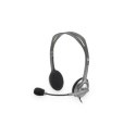 Logitech Stereofoniczny zestaw słuchawkowy H111 Wbudowany mikrofon, 3,5 mm, szary