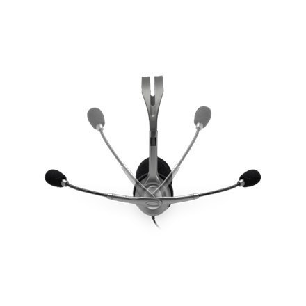 Logitech Stereofoniczny zestaw słuchawkowy H111 Wbudowany mikrofon, 3,5 mm, szary