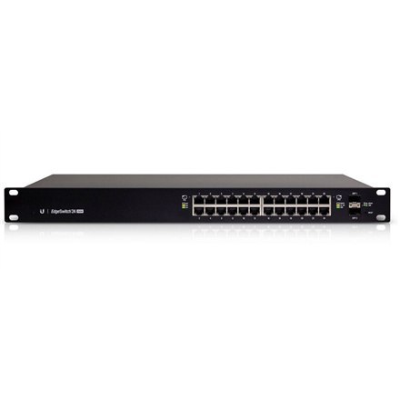 Ubiquiti | Switch | ES-24-250W | Zarządzany przez sieć | Do montażu w szafie | Porty 1 Gb/s (RJ-45) w ilości 24 | Porty SFP w il