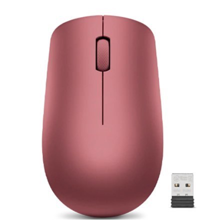 Lenovo 530 Wireless mouse, 2,4 GHz Wireless via Nano USB, Cherry Red