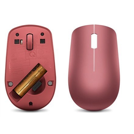 Lenovo 530 Wireless mouse, 2,4 GHz Wireless via Nano USB, Cherry Red