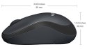 Mysz Logitech M220 SILENT Wireless, kolor czarny, USB