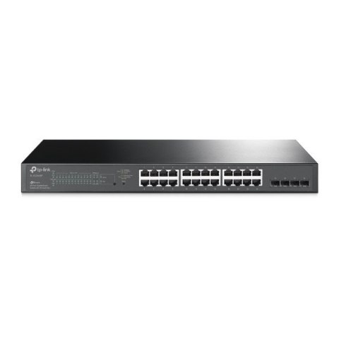 TP-LINK JetStream 28-Port Gigabit Smart Switch TL-SG2428P Web Managed, Możliwość montażu w szafie, Ilość portów SFP 4, Ilość por