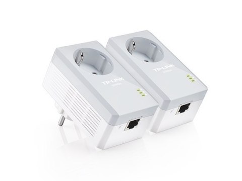 TP-LINK Passthrough Powerline 600 Starter Kit TL-PA4010P KIT 10/100 Mbit/s, porty Ethernet LAN (RJ-45) 1, prędkość transmisji da