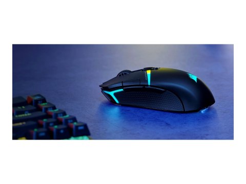 Corsair | Mysz dla graczy | NIGHTSABRE RGB | Bezprzewodowa | Bluetooth, 2,4 GHz | Czarna