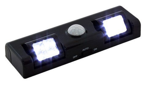 ZD26B Lampka 8 led czujnik ruchu czarna