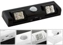ZD26B Lampka 8 led czujnik ruchu czarna