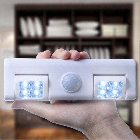 ZD26B Lampka 8 led czujnik ruchu czarna