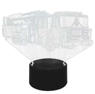 ZD98A Lampka nocna straż pożarna 3d led