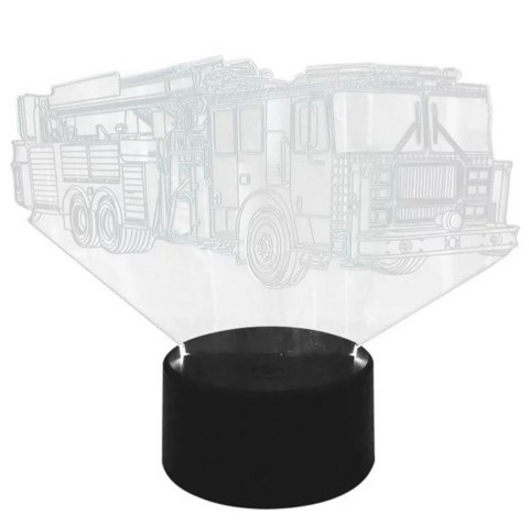 ZD98A Lampka nocna straż pożarna 3d led