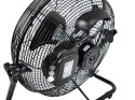 Podlahový ventilátor 12"/30cm 70W cirkulační oběh Black