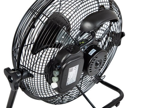 Podlahový ventilátor 12"/30cm 70W cirkulační oběh Black