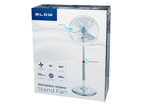 Stropní ventilátor 16" 60w stříbrný