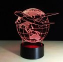 ZD98D Lampka nocna samolot 3d led