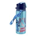 Disney Stitch - Bidon aluminiowy ze słomką i paskiem 730 ml