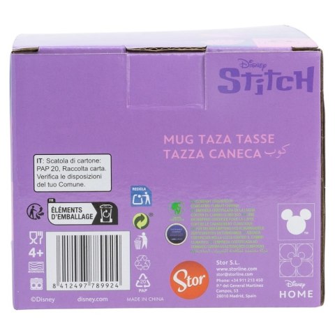 Disney Stitch - Kubek ceramiczny 3D w pudełku prezentowym z kolekcji Angel 375 ml