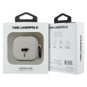 Karl Lagerfeld 3D Silicone NFT - Etui AirPods 4 (biały)