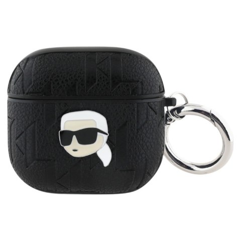 Karl Lagerfeld Monogram Karl Head - Etui AirPods 4 (czarny)