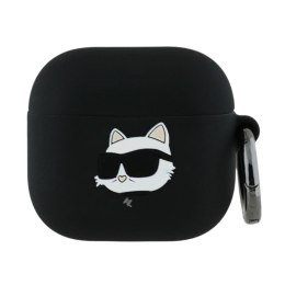 Karl Lagerfeld Silicone Choupette Head 3D - Etui AirPods 4 (czarny)