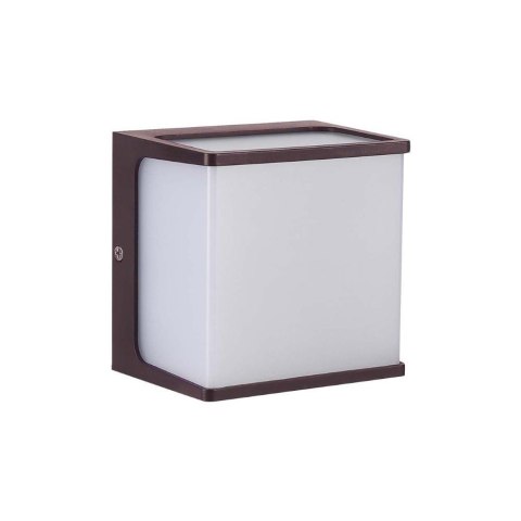 Oprawa Ścienna Ogrodowa V-TAC 8W LED IP65 120x120 Brązowa VT-708 3000K 750lm