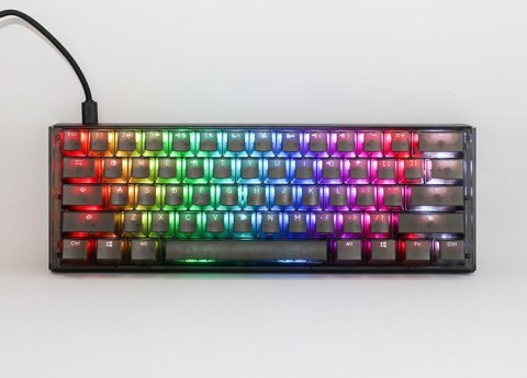 Ducky One 3 Aura Mini MX Blue US klawiatura Gaming USB QWERTY Amerykański międzynarodowy Czarny
