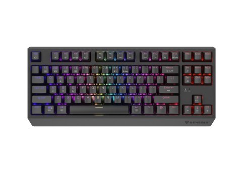 GENESIS Thor 230 TKL klawiatura Gaming USB + RF Wireless + Bluetooth QWERTY Szary