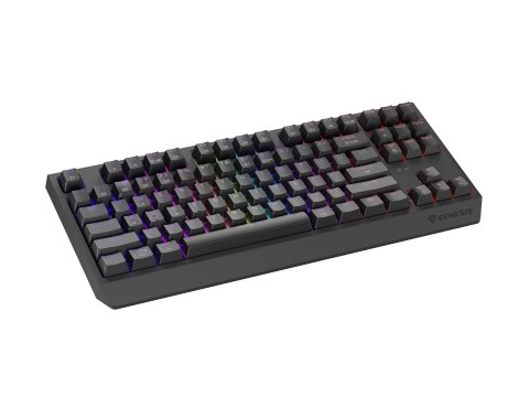 GENESIS Thor 230 TKL klawiatura Gaming USB + RF Wireless + Bluetooth QWERTY Szary