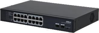 Dahua Europe PFS3008-8GT-96 łącza sieciowe Nie zarządzany L2 Gigabit Ethernet (10/100/1000) Czarny Obsługa PoE