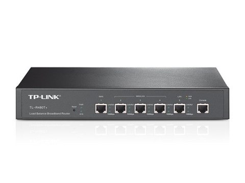 TP-Link TL-R480T+ ruter Fast Ethernet Czarny