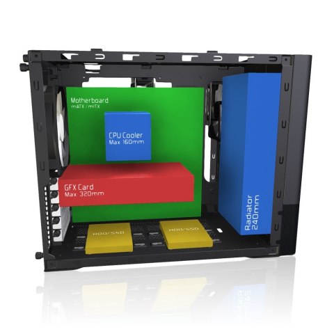 Fractal Design NODE 804 Sześcian Czarny