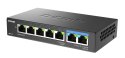 D-Link DMS-107/E łącza sieciowe Nie zarządzany Gigabit Ethernet (10/100/1000) Czarny