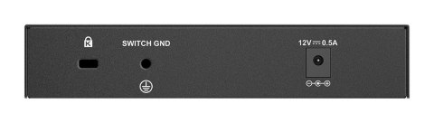 D-Link DMS-107/E łącza sieciowe Nie zarządzany Gigabit Ethernet (10/100/1000) Czarny