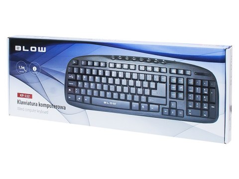 Klawiatura blow kp-112 usb czarna