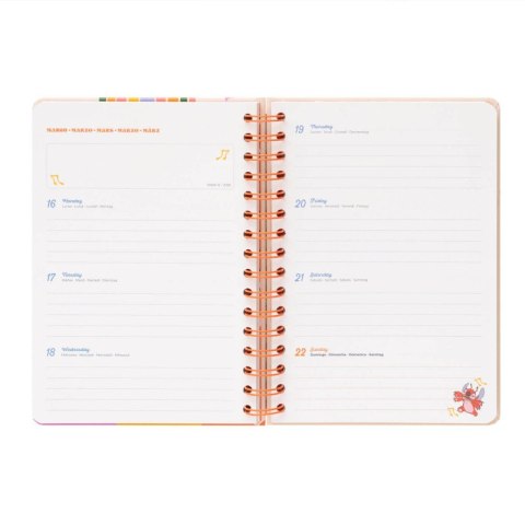 Disney Stitch - Kalendarz / Planner tygodniowy A5 2025/2026