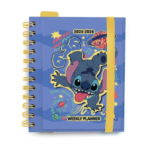 Disney Stitch - Kalendarz / Planner tygodniowy A5 2025/2026