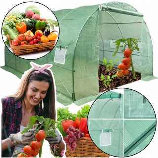 Tunel Foliowy Ogrodowy Szklarnia 4,5x2x2m Folia 9m? UV-4 Premium