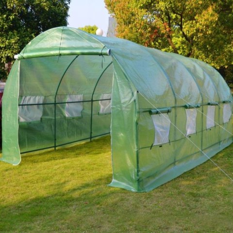 Tunel Foliowy Ogrodowy Szklarnia 4,5x2x2m Folia 9m? UV-4 Premium
