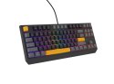 GENESIS Thor 230 TKL klawiatura Gaming USB + RF Wireless + Bluetooth QWERTY Czarny, Szary, Pomarańczowy