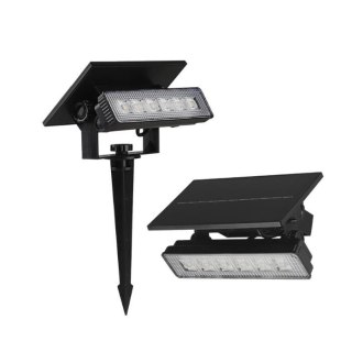Oprawa Ogrodowa 2w1 Wbijana Ścienna LED V-TAC Solarna 0,9W IP65 VT-41009 3000K 80lm 3 Lata Gwarancji