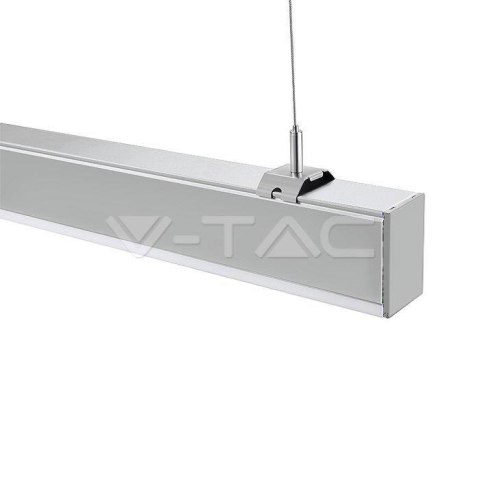 Oprawa V-TAC LED Linear SAMSUNG CHIP 40W Natynk/Zwieszana Do łączenia Srebrna 0-10V 120cm VT-7-43 4000K 3590lm 5 Lat Gwarancji