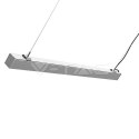 Oprawa V-TAC LED Linear SAMSUNG CHIP 40W Natynk/Zwieszana Do łączenia Srebrna 0-10V 120cm VT-7-43 4000K 3590lm 5 Lat Gwarancji