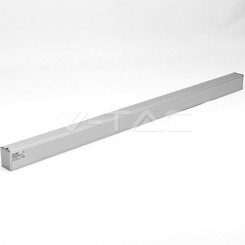 Oprawa V-TAC LED Linear SAMSUNG CHIP 40W Natynk/Zwieszana Do łączenia Srebrna 0-10V 120cm VT-7-43 4000K 3590lm 5 Lat Gwarancji